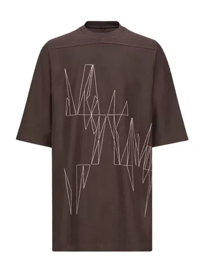 Moncler Genius Moncler + Rick Owens Jumbo T-shirt In Brown
