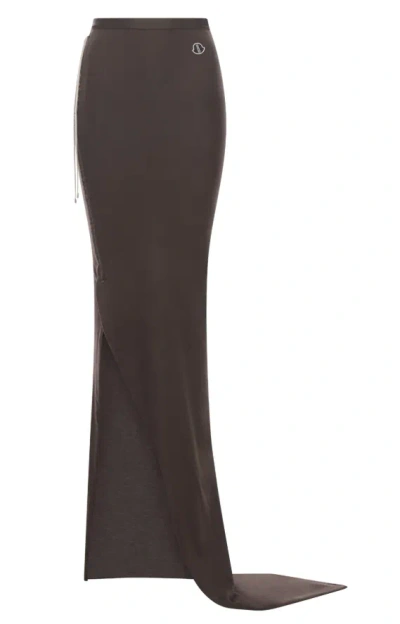 Moncler Genius Moncler + Rick Owens Adjustable Skirt L109 N8 H0000289 Ahd In Brown