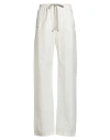 Moncler Genius Moncler + Rick Owens Man Pants White Size L Cotton, Polyamide In White