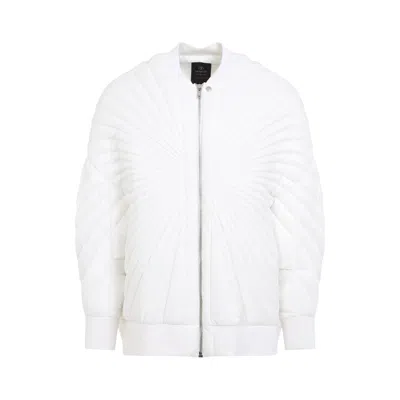 Moncler Genius Moncler Rick Owens Mu02d1a01 Radiance Peter Jacket In Milk