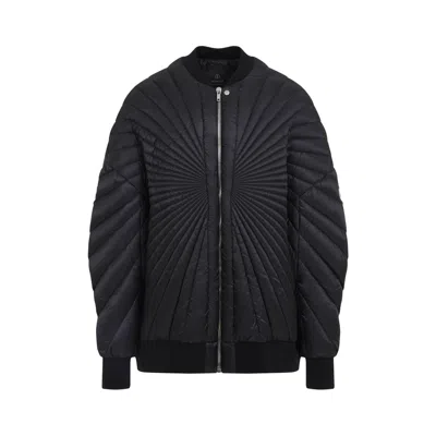 Moncler Genius Moncler Rick Owens Mu02d1a01 Radiance Peter Jacket In Black
