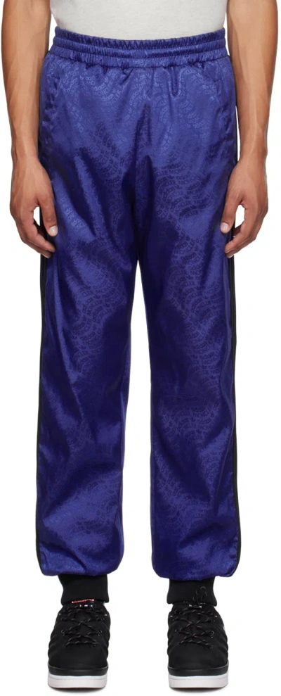 Moncler Genius Moncler X Adidas Originals Blue Down Trousers