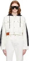 Moncler Genius Flushing Cotton Blend Puffer Jacket In 032 White