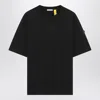 Moncler Genius Moncler X Edward Enninful Black Cotton T-shirt In Black