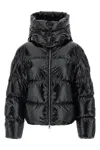 Moncler Genius Black Moncler X Ee72 By Edward Enninful Lothar Hooded Short Down Jacket In Black