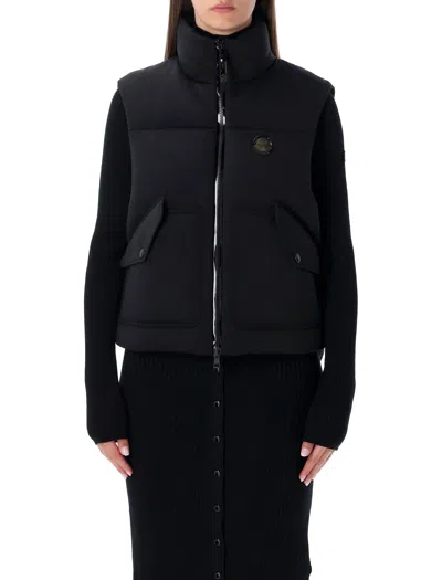 Moncler Genius Moncler X Edward Enninful Otis Oversized Down Vest In Black