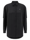 Moncler Genius Edward Enninful Collaboration Shirt Epaulettes In Black