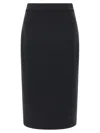 Moncler Genius Moncler Edward Enninful Ee72 Neoprene Skirt In Black