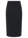 Moncler Genius Moncler Edward Enninful Ee72 Neoprene Skirt In Black