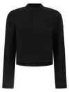 Moncler Genius Black Moncler X Ee72 By Edward Enninful Neoprene Sweatshirt In Black