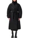 Moncler Genius Moncler X Edward Enninful Zake Technical Trench Coat In Black