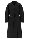 Moncler Genius X Ee72 By Edward Enninful Zake Long Trench Coat In Black