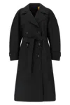 Moncler Genius X Ee72 By Edward Enninful Zake Long Trench Coat In Black
