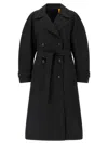 Moncler Genius X Ee72 By Edward Enninful Zake Long Trench Coat In Black