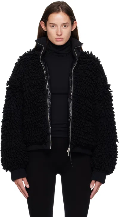 MONCLER GENIUS MONCLER X EE72 BLACK CARDIGAN DOWN JACKET