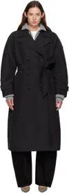 Moncler Genius Zake Moncler X Ee72 Trench Coat By Edward Enninful In Black