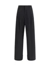 Moncler Genius Moncler X Ee72 Trousers By Edward Enninful In Stretch Technical Wool In Black