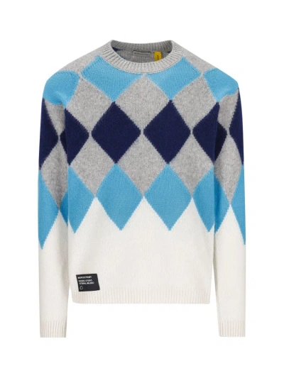 Moncler Genius Moncler X Fragment Hiroshi Fujiwara Crewneck Knitted Jumper In Multi