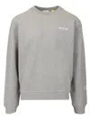Moncler Genius Maxi Logo Cotton Sweatshirt In Blue