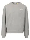 Moncler Genius Maxi Logo Cotton Sweatshirt In Blue