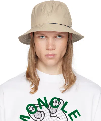 Moncler Genius Moncler X Frgmt Beige Reversible Bucket Hat In P27 Sand Beige