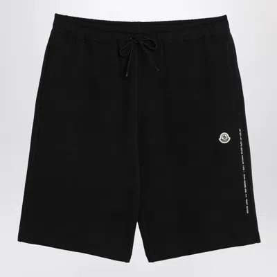 MONCLER GENIUS MONCLER X FRGMT BLACK SHORTS IN COTTON