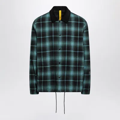 Moncler Genius Moncler X Frgmt Cotton Shirt Jacket With Utility Styling In Green