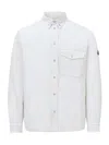 Moncler Genius Padded Shirt Jacket In White