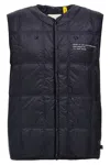 Moncler Genius Moncler X Frgmt Vaile Blue Vest In Nylon