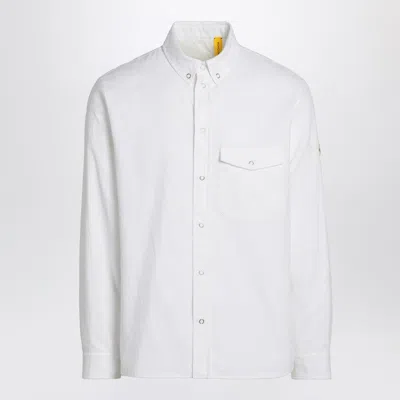 MONCLER GENIUS MONCLER X FRGMT WHITE SHIRT IN COTTON