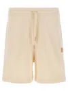 Moncler Genius Donald Glover Bermuda Shorts With Elastic Waistband In Neutral