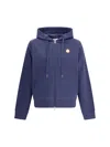 Moncler Genius Moncler X Gilga Farm By Donald Glover Zip-up Hoodie In Blue