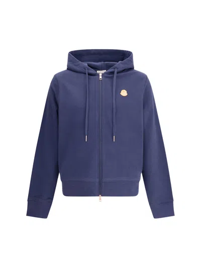 Moncler Genius Moncler X Gilga Farm By Donald Glover Zip-up Hoodie In Blue