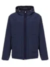Moncler Genius The Moncler X Gilga Farm By Donald Glover Caracara Short Down Jacket In Blue