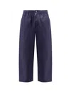 Moncler Genius Moncler X Gilga Farm Designed By Donald Glover Cotton Blend Trousers In Blue