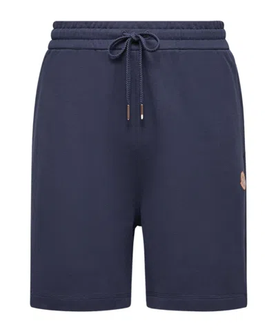 MONCLER MONCLER X GILGA FARM BY DONALD GLOVER COTTON SHORTS
