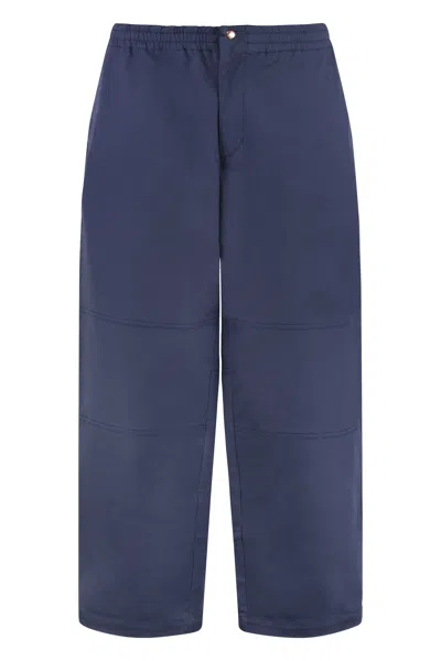 Moncler Genius Moncler X Gilga Farm Gabardine Trousers In Blue