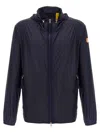 Moncler Genius Blue Hamlin Hooded Windbreaker In Blue