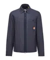 Moncler Chemise En Lin Mélangé X Gilga Farm By Donald Glover In Blue