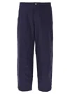 Moncler Genius Moncler X Gilga Farm Designed By Donald Glover Cotton Blend Trousers In Blue