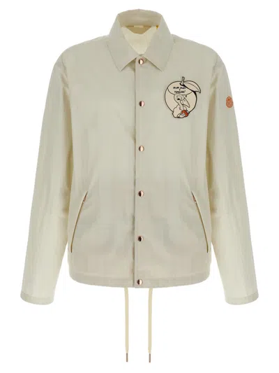 Moncler Genius Satsuma Puffer Jackets White In Neutral