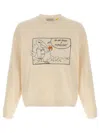 Moncler Genius Moncler X Gilga Farm By Donald Glover Cotton Sweatshirt In Neutral