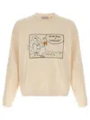 Moncler Genius Moncler X Gilga Farm By Donald Glover Cotton Sweatshirt In Neutral