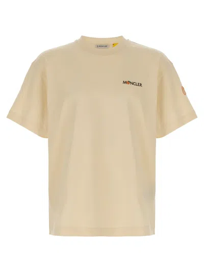 Moncler Genius Moncler X Gilga Farm By Donald Glover T-shirt White In Yellow