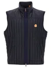 Moncler Genius X Gilga Farm By Donald Glover Tangerine Down Vest In Blue