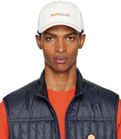 Moncler Genius Moncler X Gilga Farm White Baseball Cap
