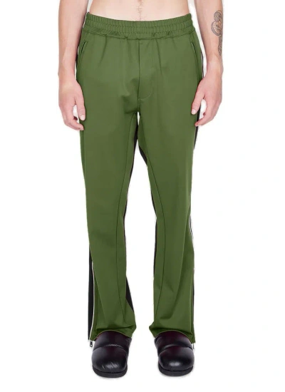 Moncler Genius Moncler X Jw Anderson Colour Blocked Track Pants In Green