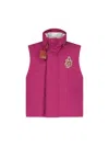 Moncler Genius 1 Moncler Jw Anderson 'tryfan' Canvas Vest In Fuchsia