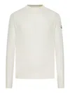 Moncler Genius 3 Moncler Mercedes-benz Designed By Nigoldeneye Cotton Sweater In Nude & Neutrals