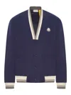 Moncler Genius Moncler X Mercedes-benz Padded Cardigan By Nigo In Blue